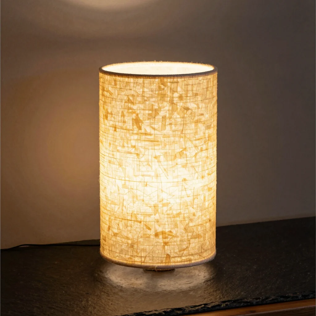 Sculptural ribbon-shaped lamp — sample design
